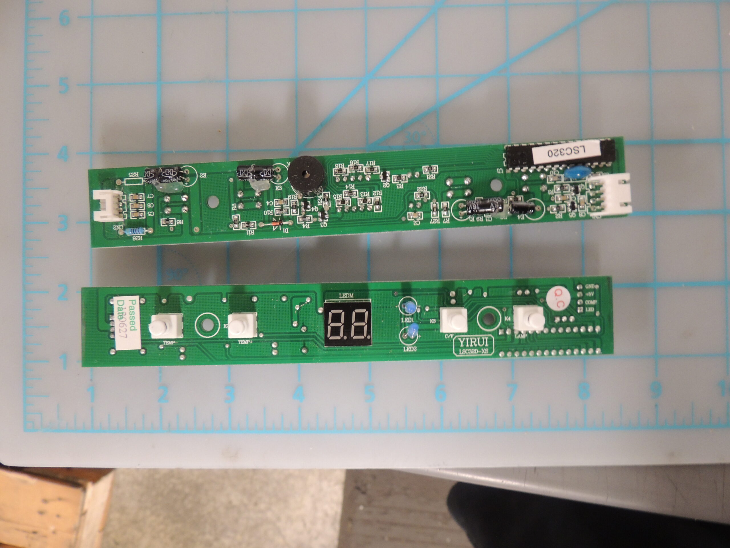 1.01.02.03.002R DWC612BLP DISP BOARD (FAN LED)