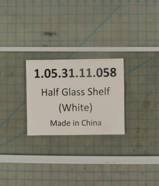 Half Glass Shelf (White)