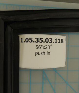 DUF DOOR GASKET BLACK