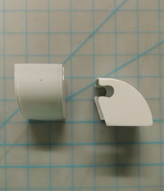 L & R Up Hinge Cover(wh)