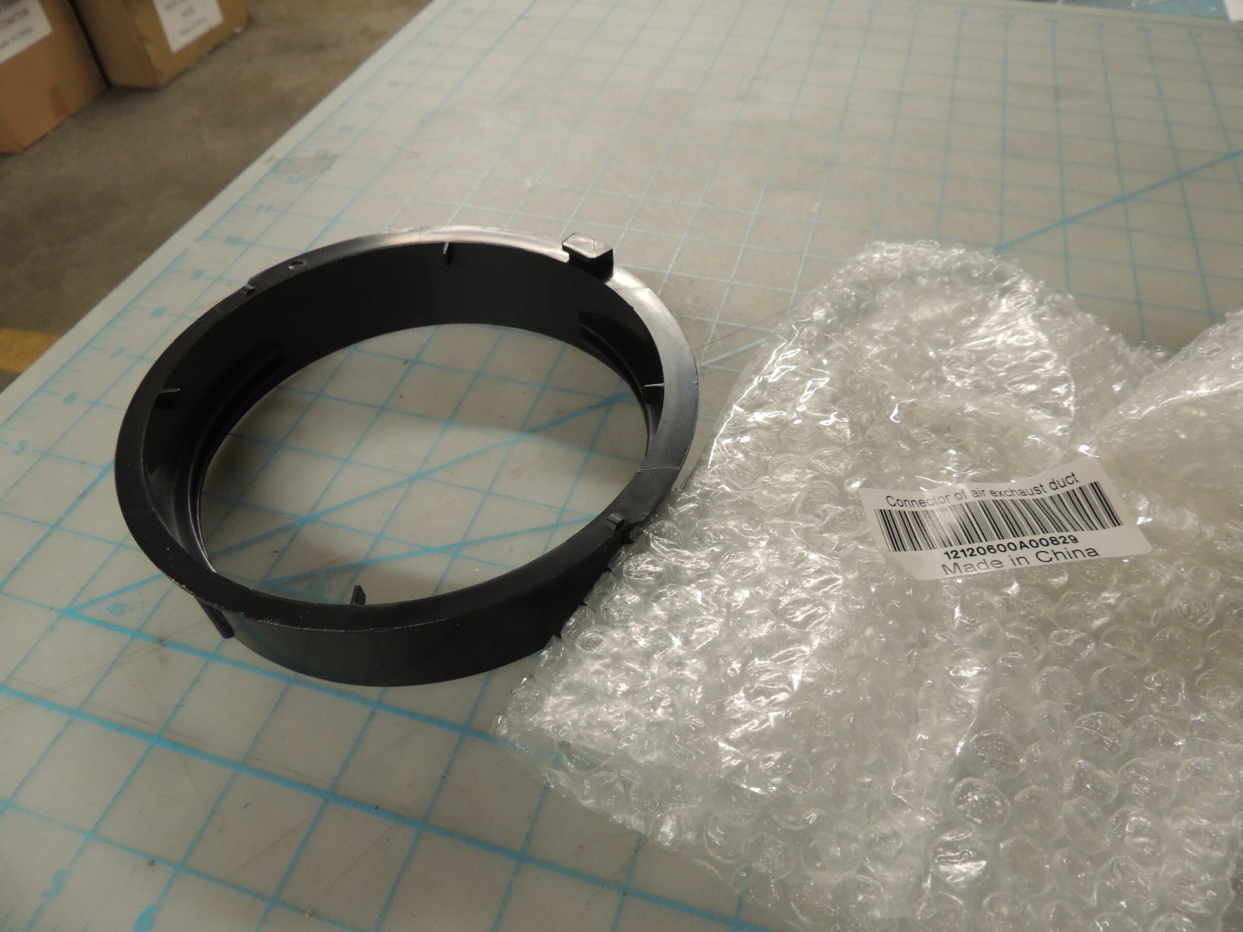 12120600A00829 Connector of air exchaust duct