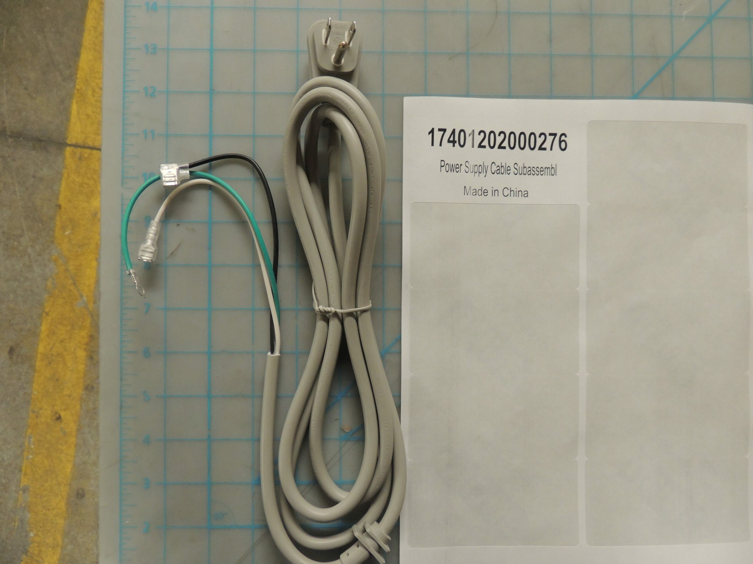 17401202000276 Power Supply Cable Subassembl