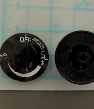 DGR307 SURFACE KNOB BLACK