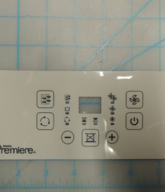 Control panel label