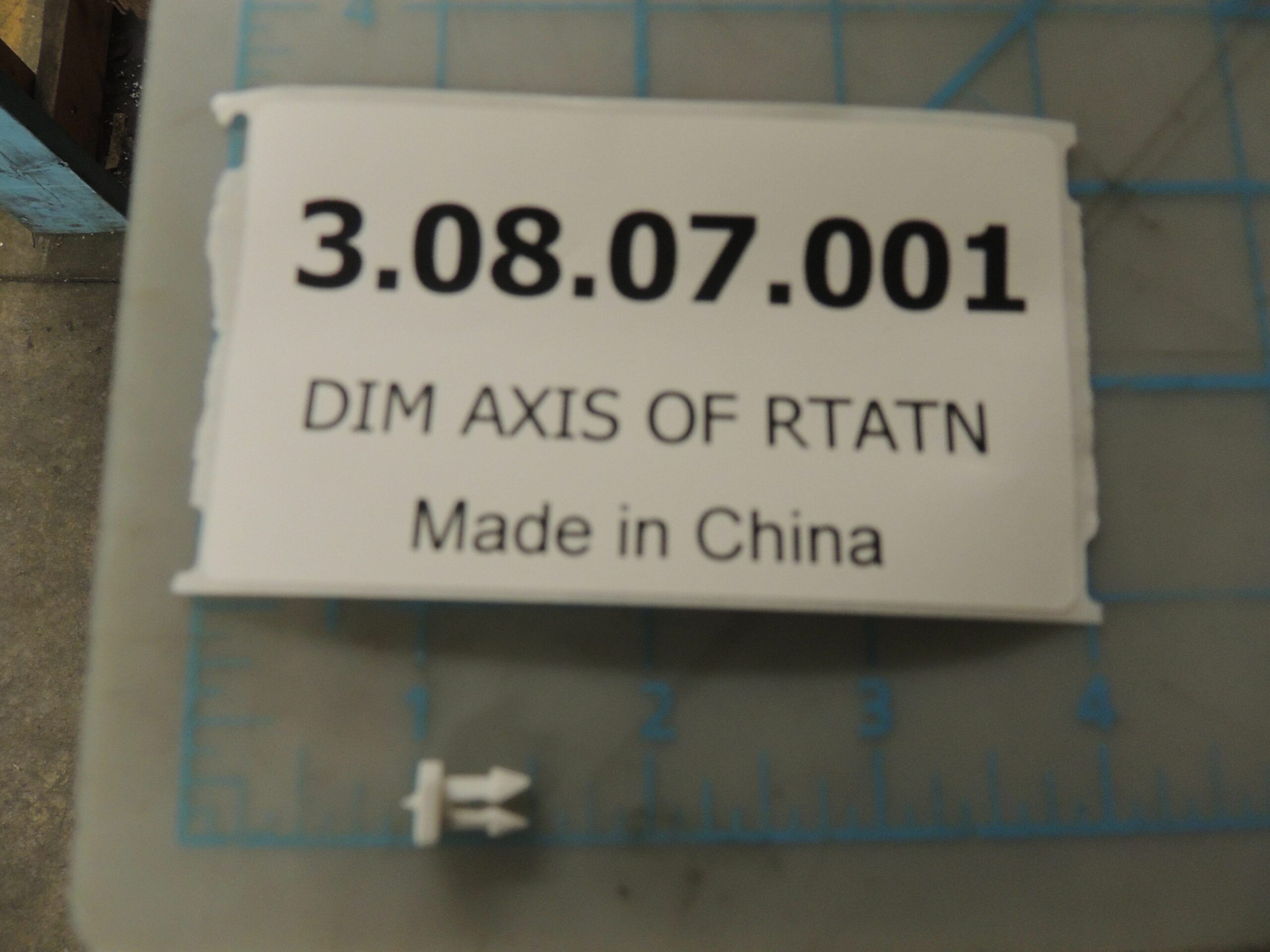 3.08.07.001 DIM AXIS OF RTATN