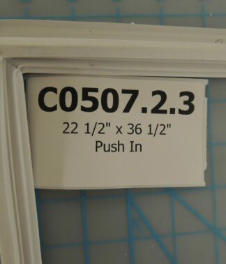 DFF REFRGRTOR DOOR GASKT WHITE