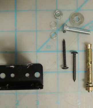 Anti-tip bracket with screws