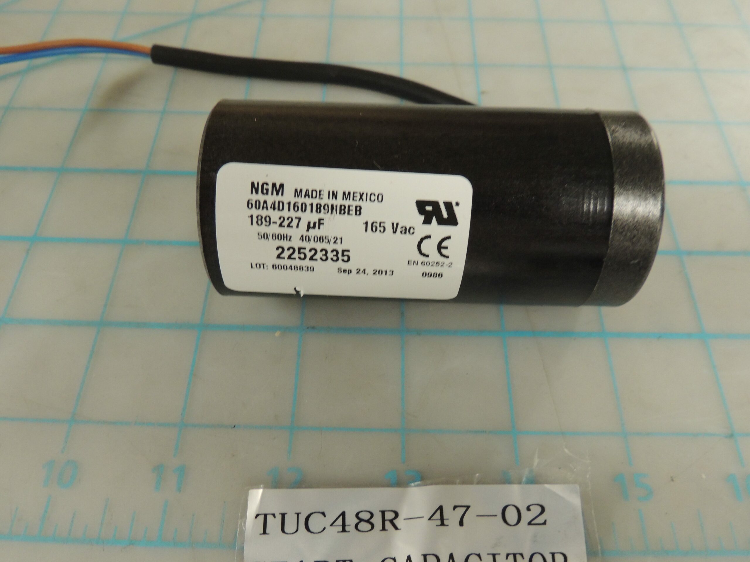 TUC48R-47-02 START CAPACITOR