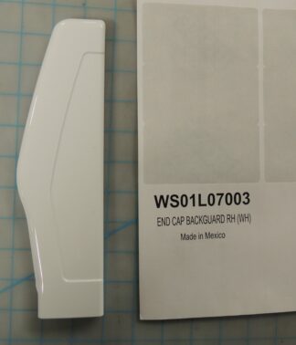END CAP BACKGUARD RH (WH)