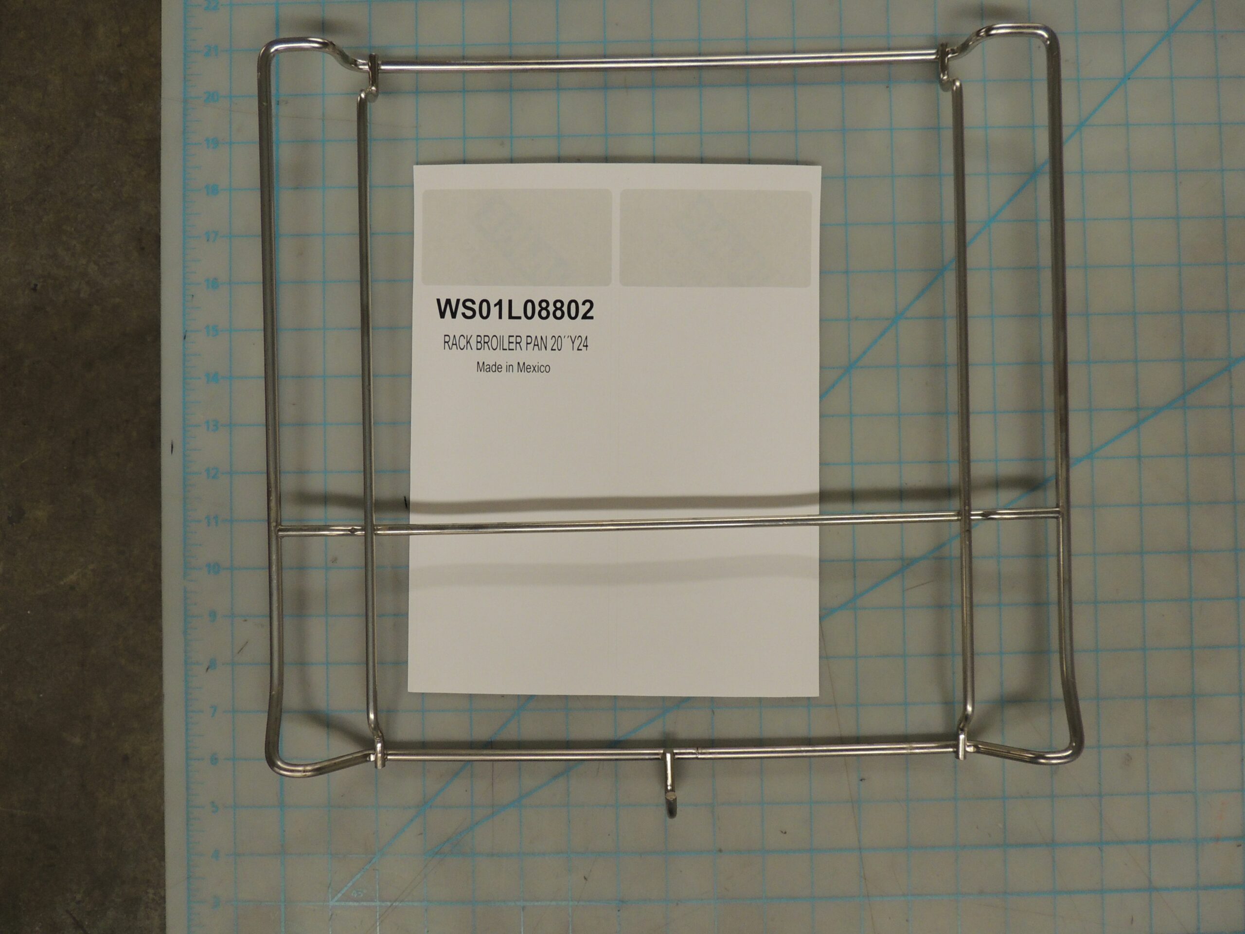 WS01L08802 RACK BROILER PAN 20´´Y24