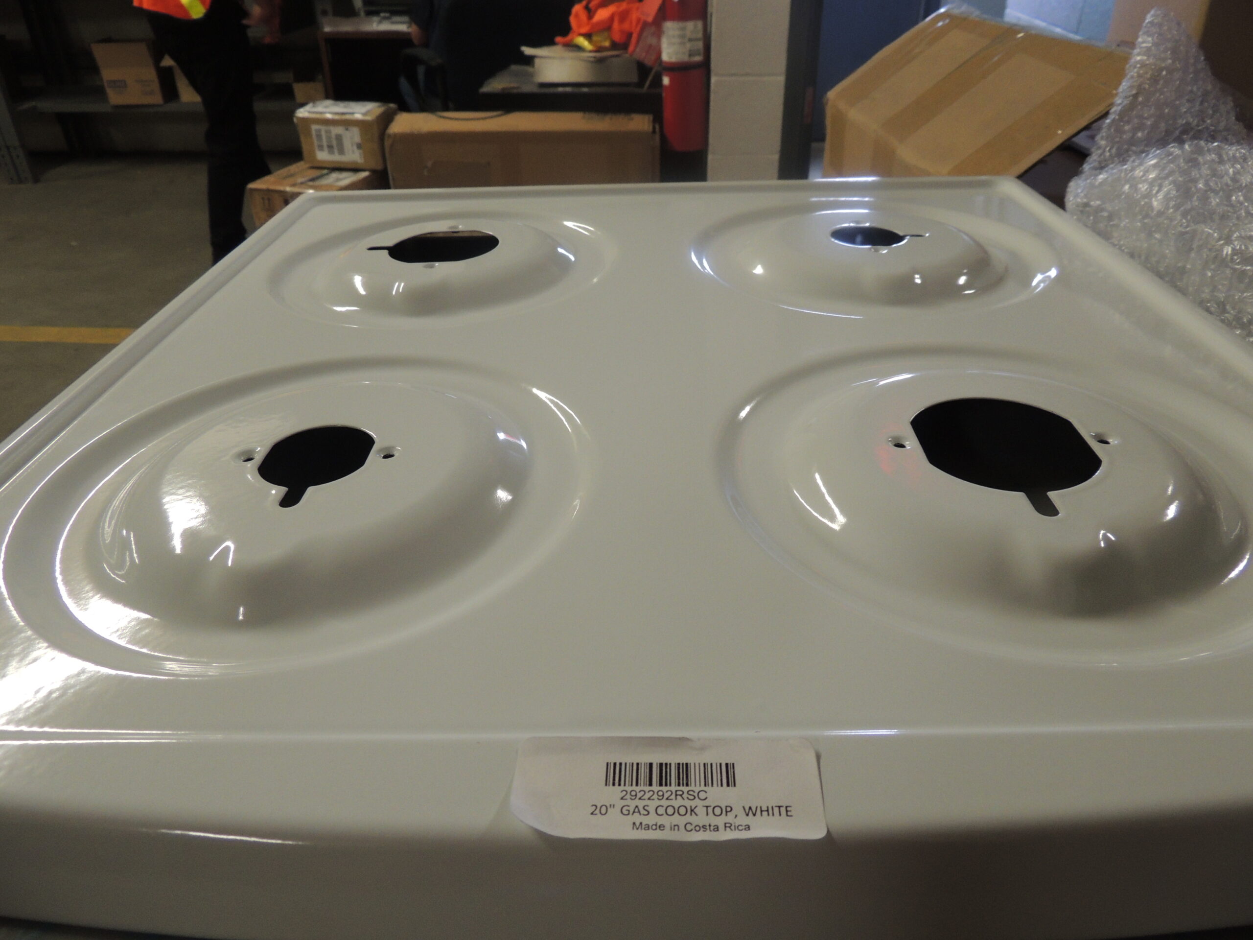 292292RSC 20" GAS COOK TOP, WHITE
