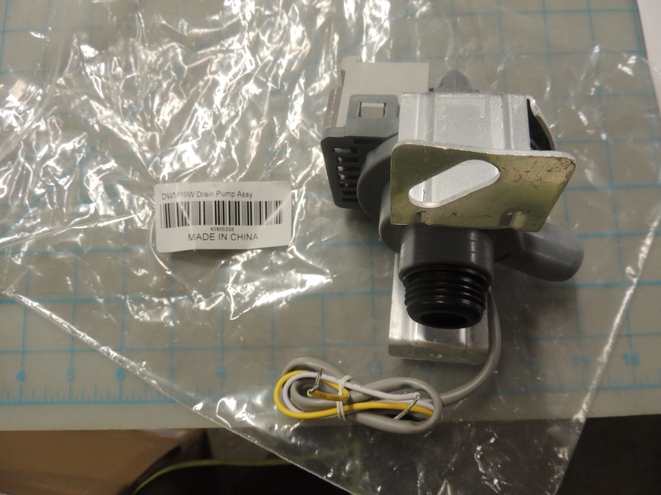 43605335 WASHING MACHIN DRAIN PUMP ASSY