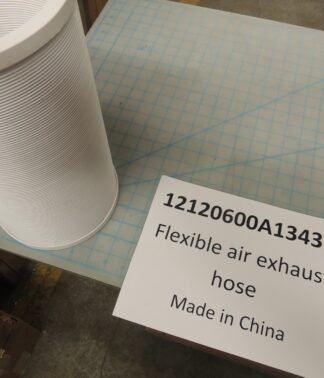 Flexible air exhaust hose