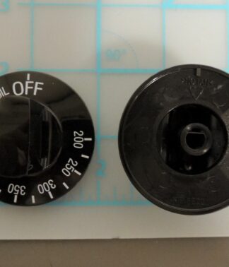 DGR307 OVEN KNOB BLACK
