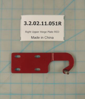 Right Upper Hinge Plate RED