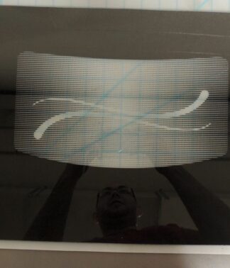 DGR 20 OUTER DOOR GLASS BLACK