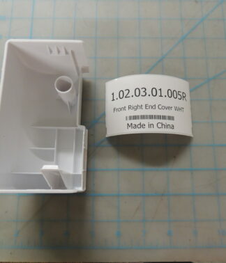 Front Right End Cover WHT