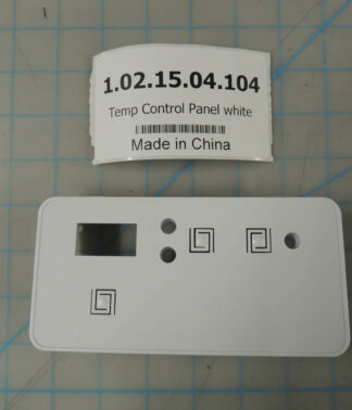 Temp Control Panel white