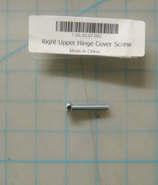 Right Upper Hinge Cover Screw