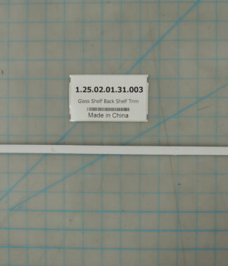 Glass Shelf Back Shelf Trim