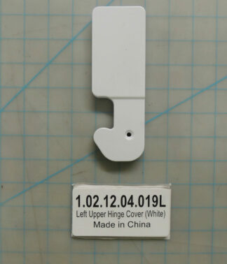 Left Upper Hinge Cover (White)