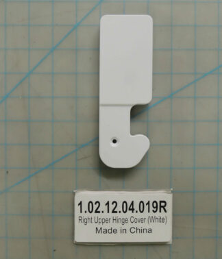 Right Upper Hinge Cover (White)