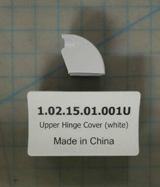 Upper Hinge Cover (white)