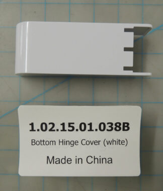 Bottom Hinge Cover (white)