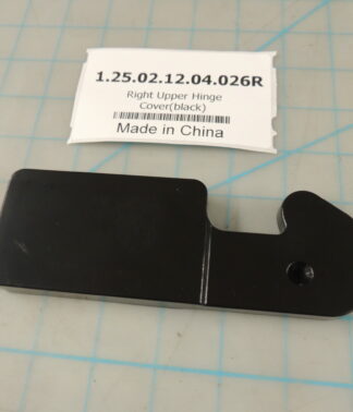 Right Upper Hinge Cover(black)